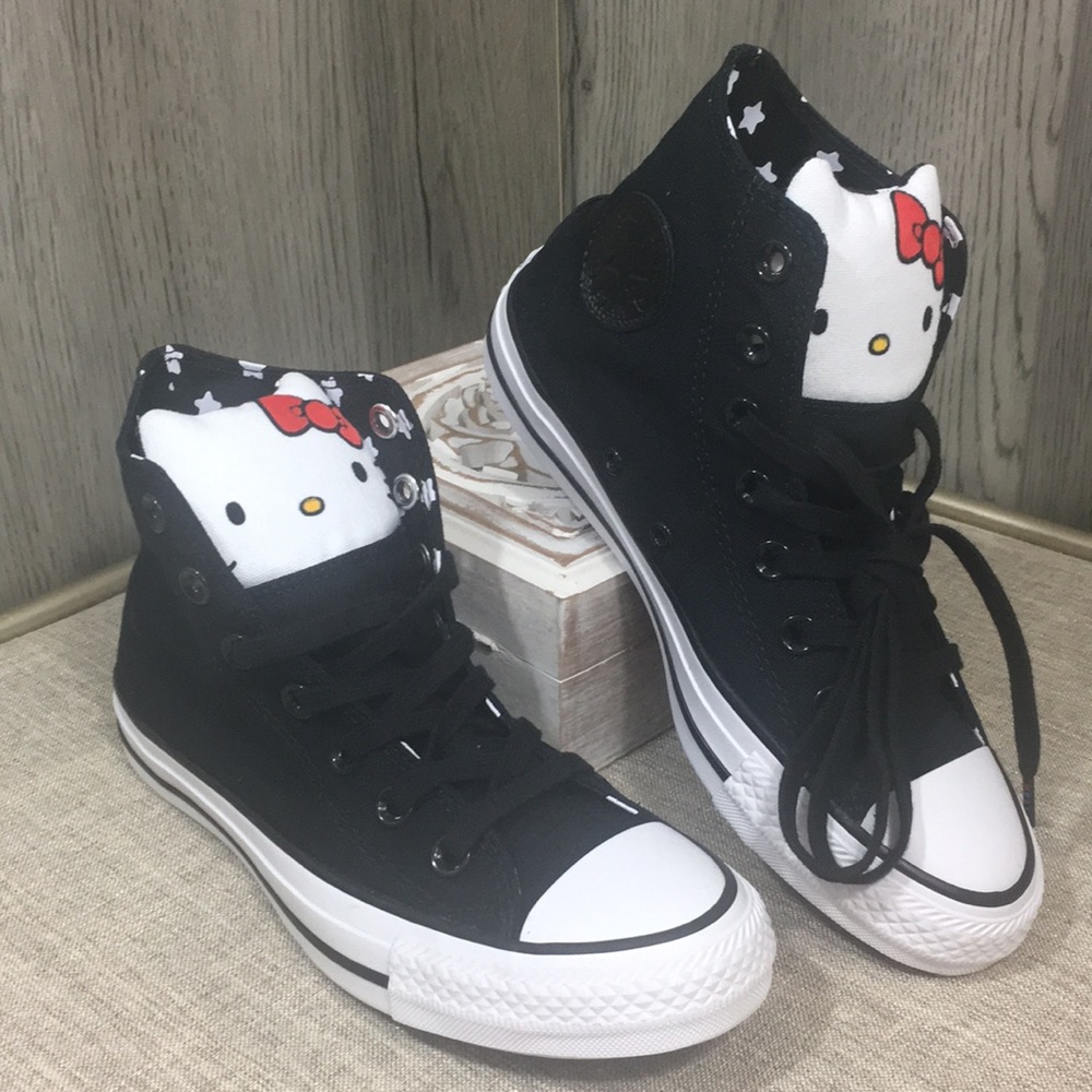 Converse CTAS Hi black/fiery red/white - Picture 4 of 8